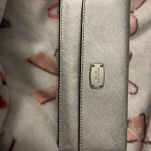 Michael Kors Metallic Silver Women's Wallet